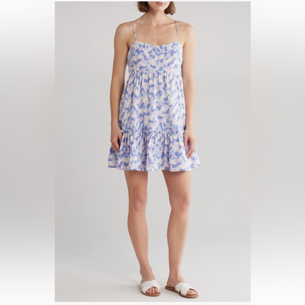 NWT Lush Print Tiered Dress